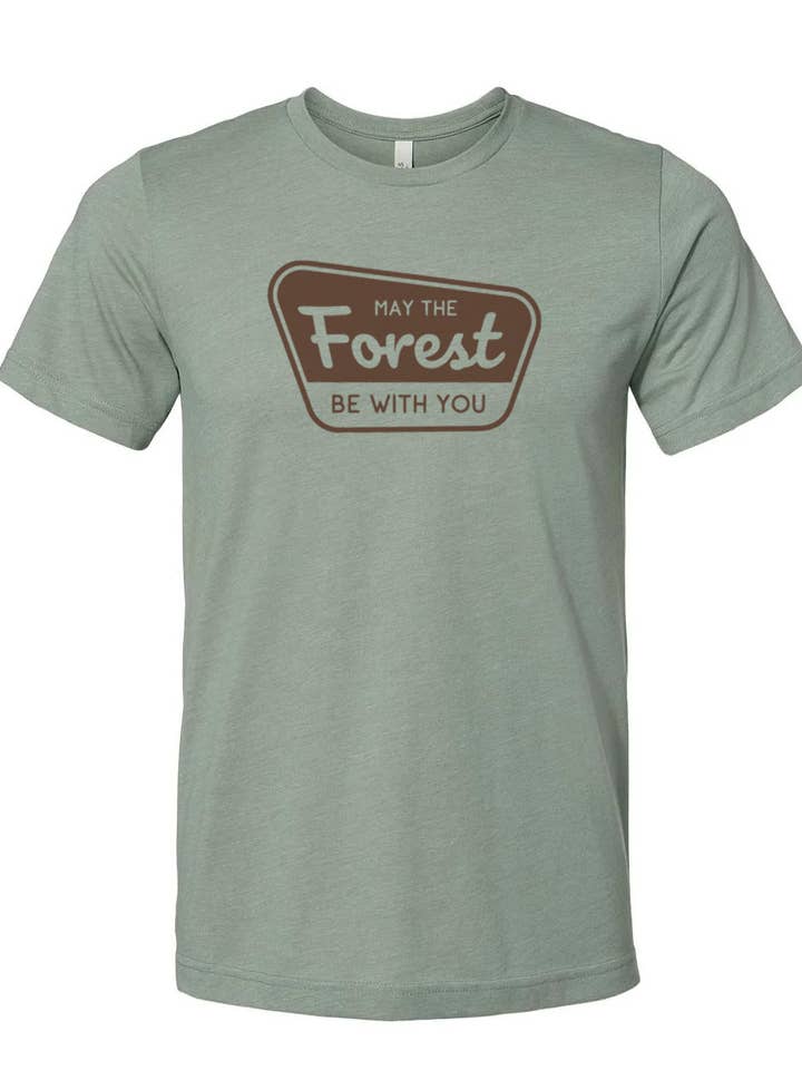 Squatchy - Wholesale Screen Printed T-Shirt - Men's - May The Forest be With You T Shirt | Star Wars Adventure2