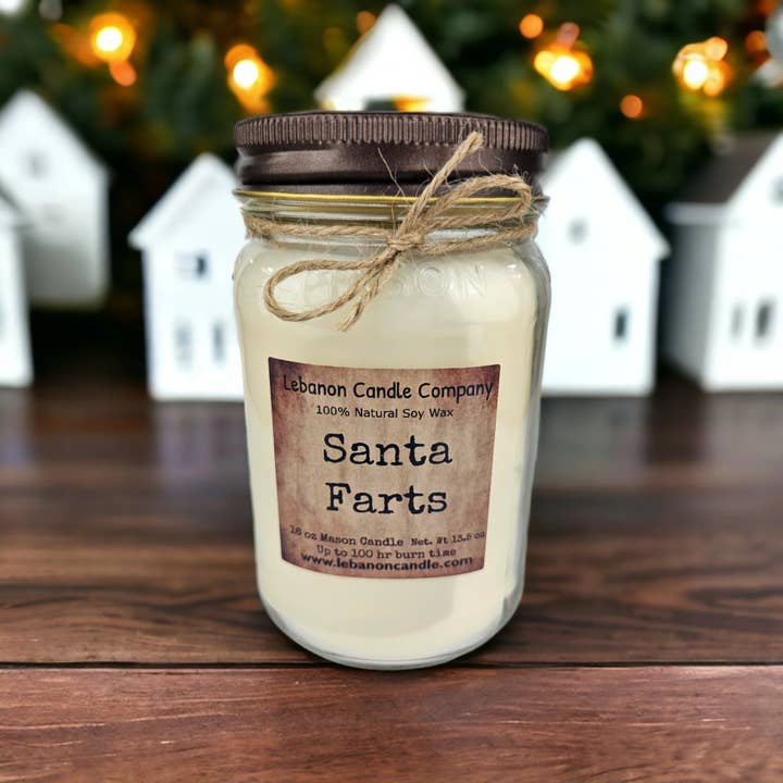 Lebanon Candle Company - Wholesale Jar/Filled Candle - Santa Farts