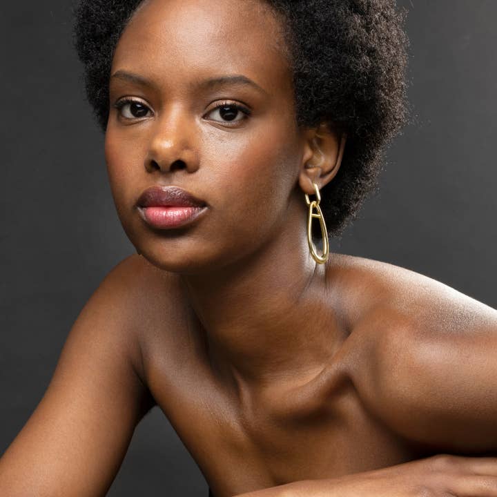 Luxenter - Wholesale Dangle Earrings - Pendientes acabados en oro amarillo de 18k - Salsah1