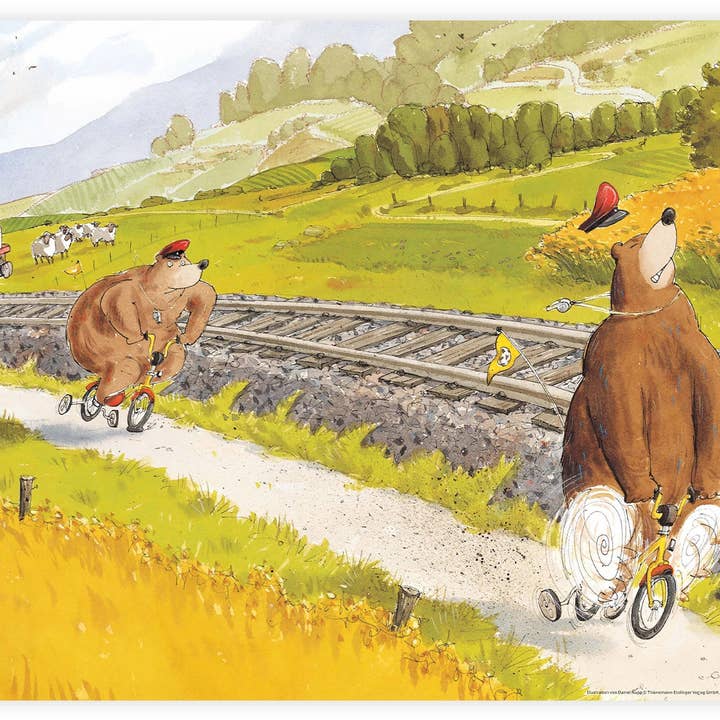 Dr. Brumm fährt Zug – Rauchende Stützrädchen für den Großhandel von BUCHPOSTER