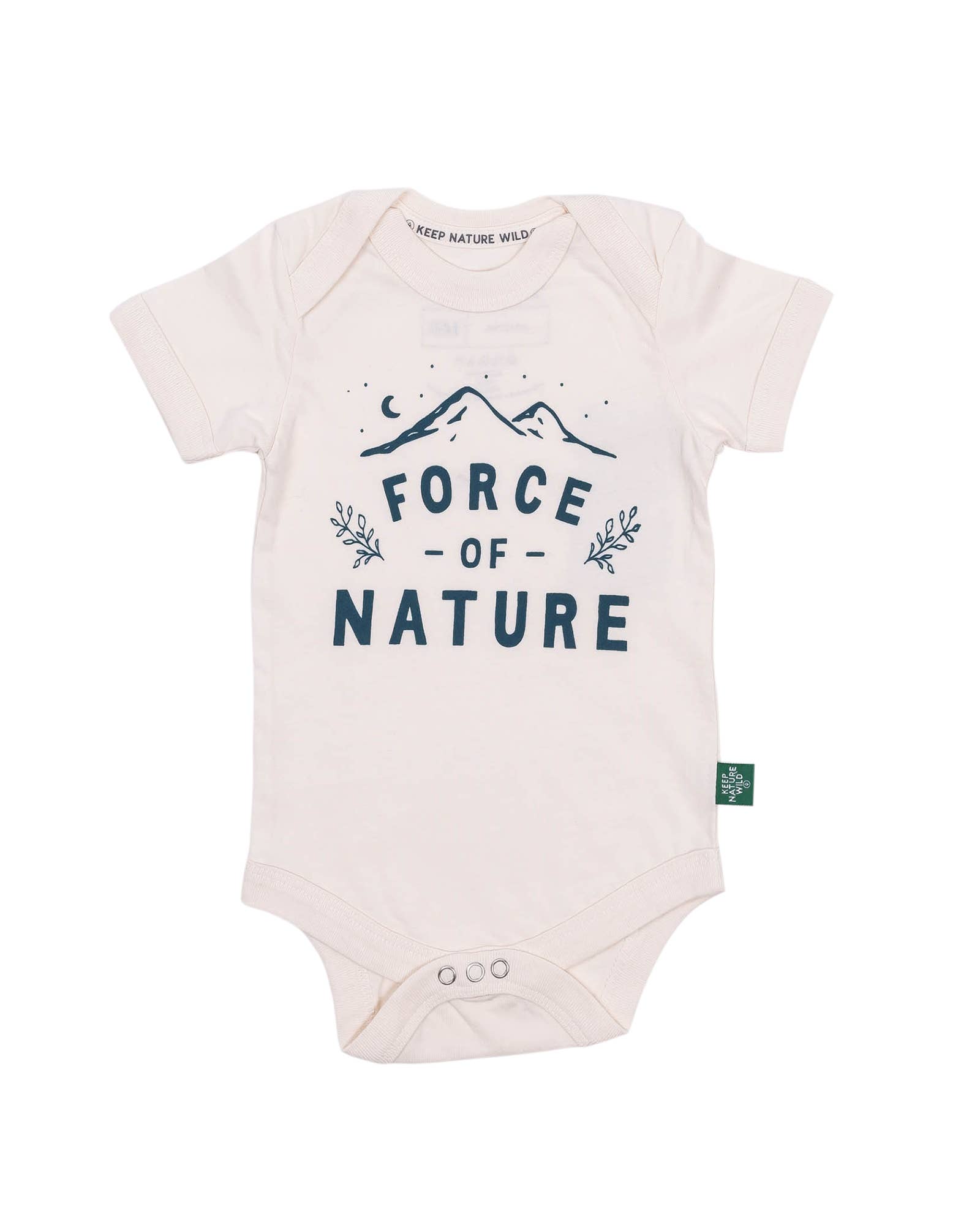 Keep Nature Wild - Wholesale Bodysuit (Non-Footed) - Baby - Force of Nature Baby Bodysuit | Natural
