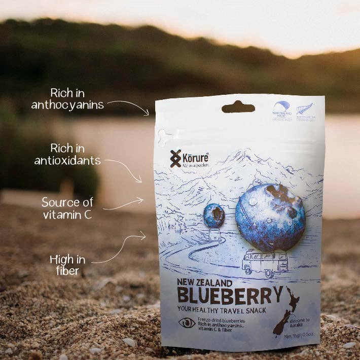 Korure - Wholesale Dried/dehydrated fruit - NZ Freeze Dried Blueberry *NEW* - Travel Snack3