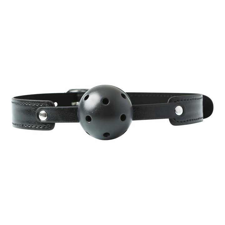 Black Breathable Ball Gag for wholesale on Faire