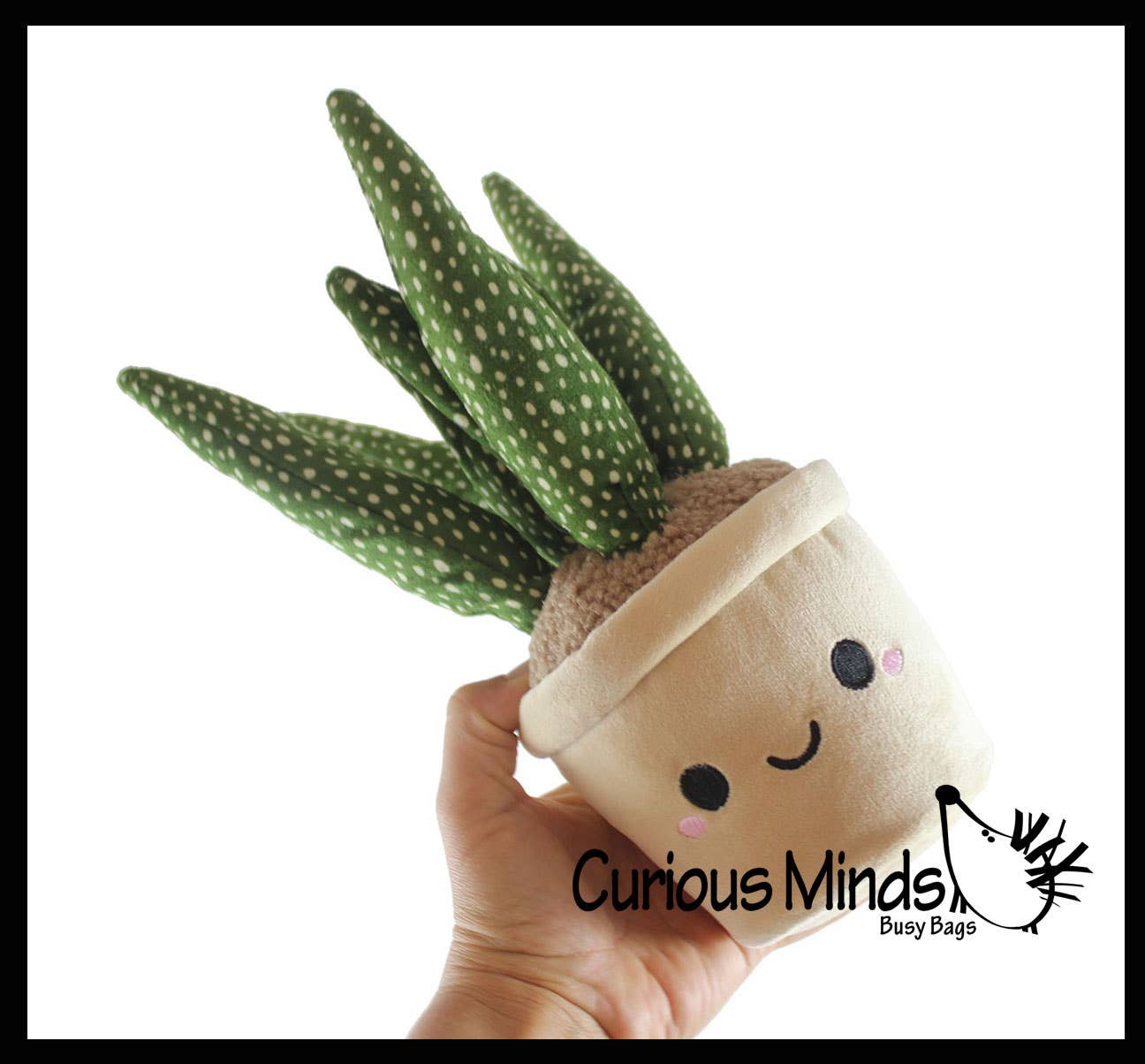 Curious Minds Toys - Wholesale Stuffed/Plush Toy - Kids & Baby - 1 Plush Plant - Potted Succulent Cactus - Cute Artificial9