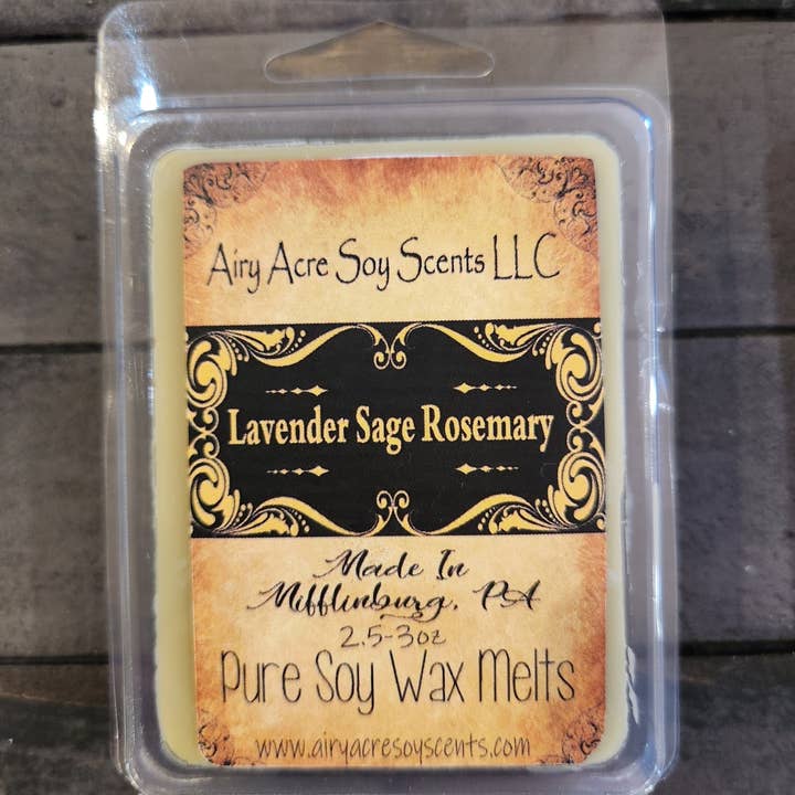 Lavender Sage & Rosemary for wholesale by AIRY ACRE SOY SCENTS LLC