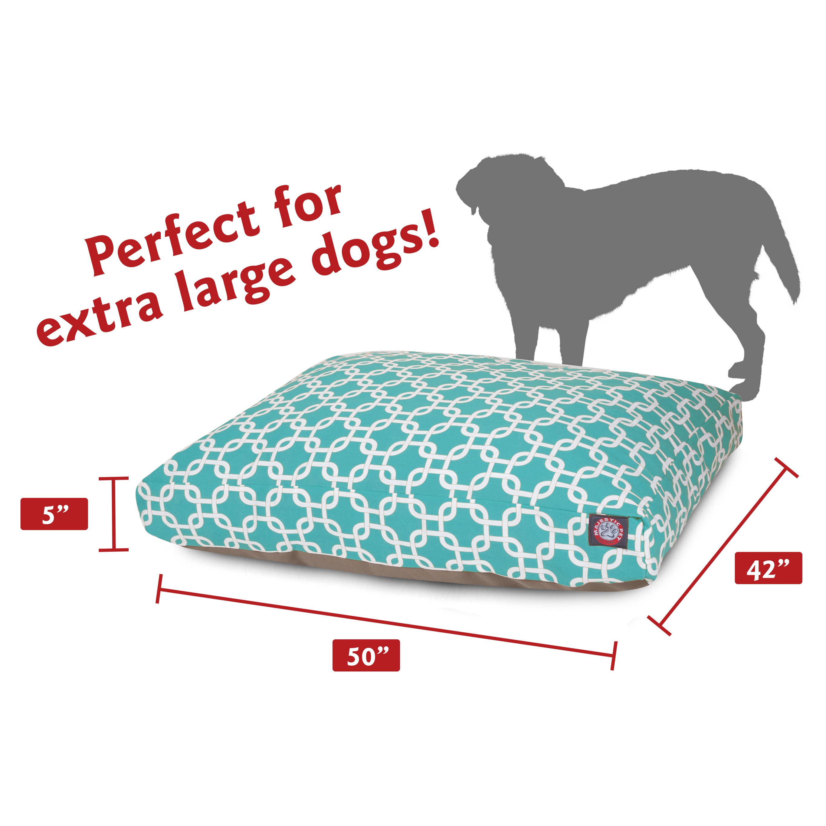 Majestic Pet Products - Vente Panier – chien - Lit pour chien Links Rectangle20