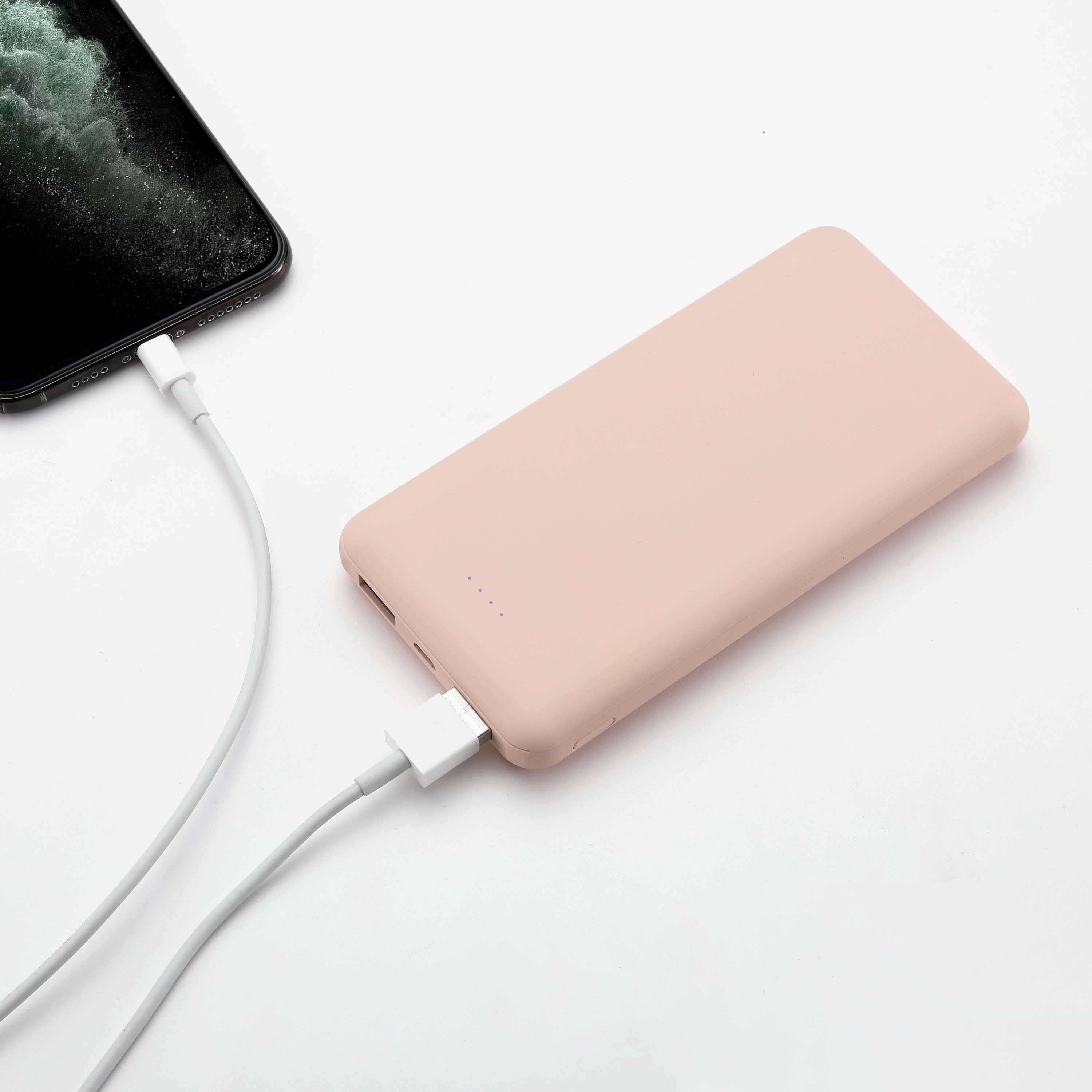Pink Portable Power Bank High Speed 12,000 mAh—Retail Packaging for wholesale on Faire7