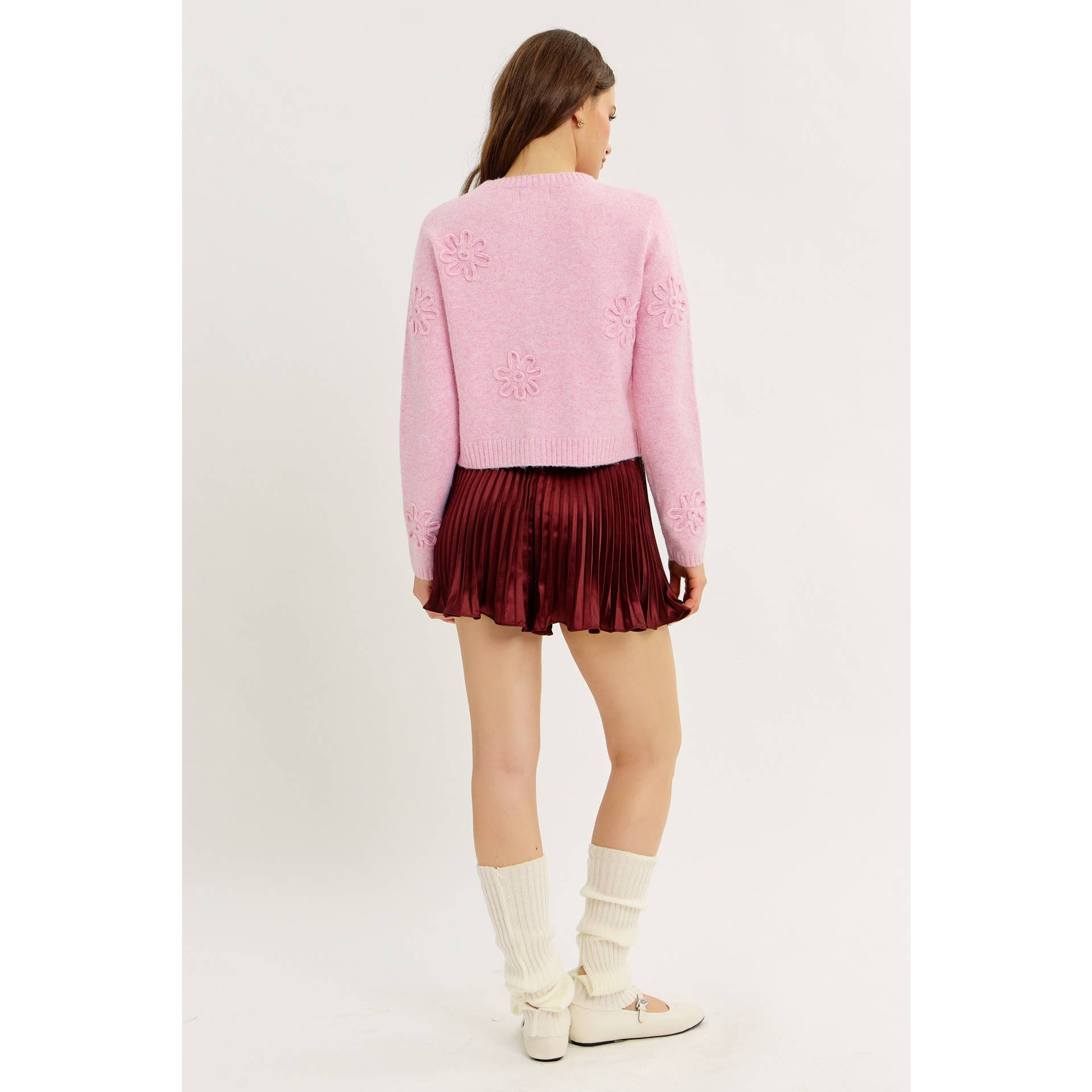 idem ditto – Engroshandel Cardigan - Dame – BOLERO CARDIGAN MED BLOMSTERMOTIV14