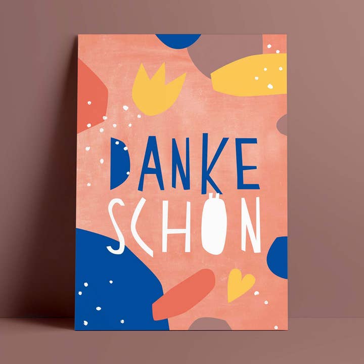 Designfräulein - Wholesale Postcard - Postcard // Thank you0