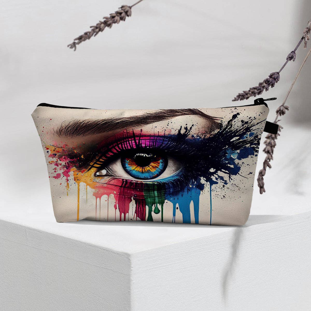 pinkblu02 - Wholesale Make-up tas/toilettas - Damesmode Boze Oog Draagbare Cosmetica Tas43