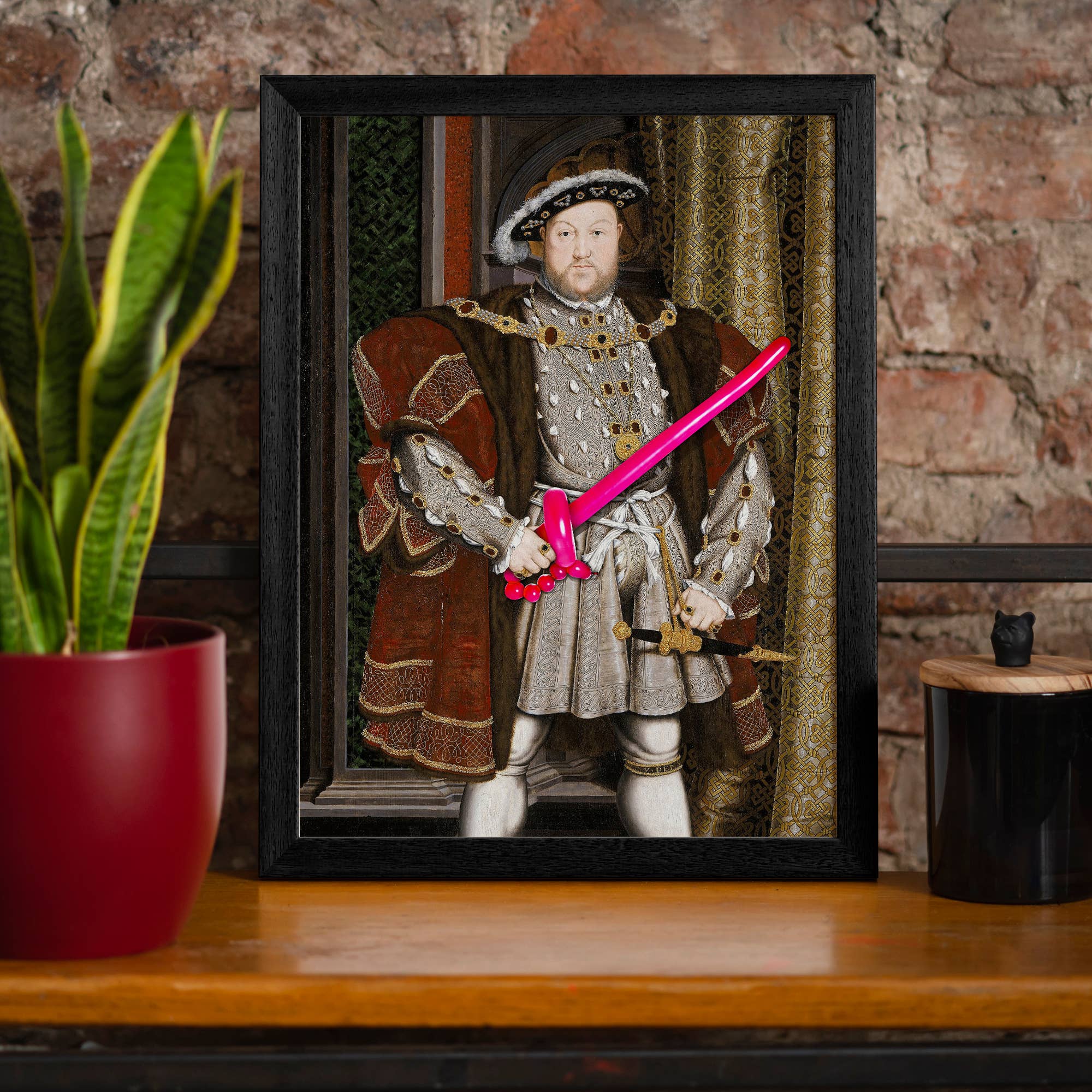 Ink & Drop – wholesale Art print – Henry VIII Balloon King Print4