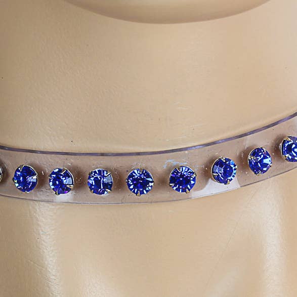 Funk Plus - Wholesale Choker/Collar - CK247CLR RHINESTONE CLEAR CHOKER6