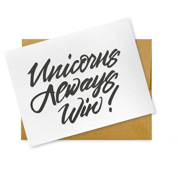 Unicorns Always Win for wholesale by Sparkle Press