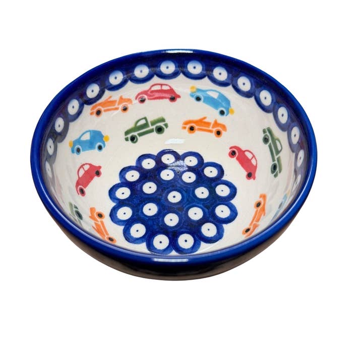 Pools aardewerk 5 inch alledaagse kom - Auto's voor wholesale door Lidia's Polish Pottery, Inc.