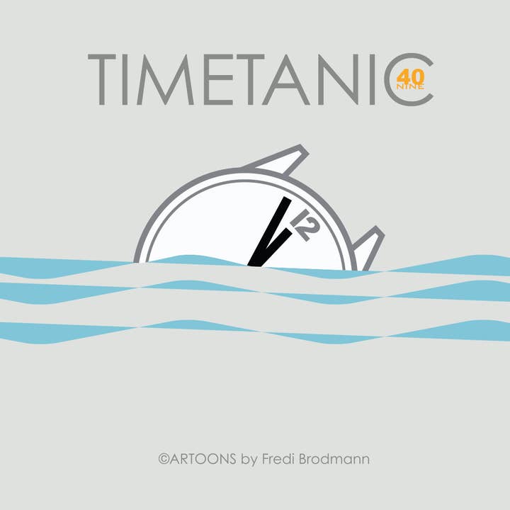 Timetanic by Fredi Brodmann for wholesale by 40Nine