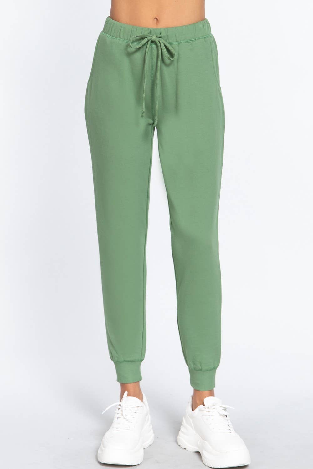 Active Basic | Active USA – calças de treino - Mulher por atacado – Calça jogger francesa Terry2