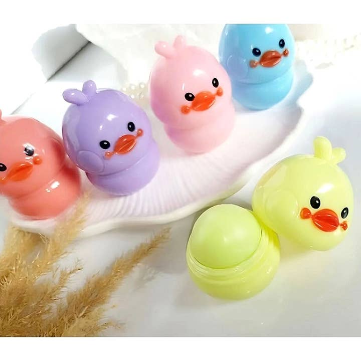 Diacly - Wholesale Lip Balm - 24pk Happy Baby Duck Round Lip balm