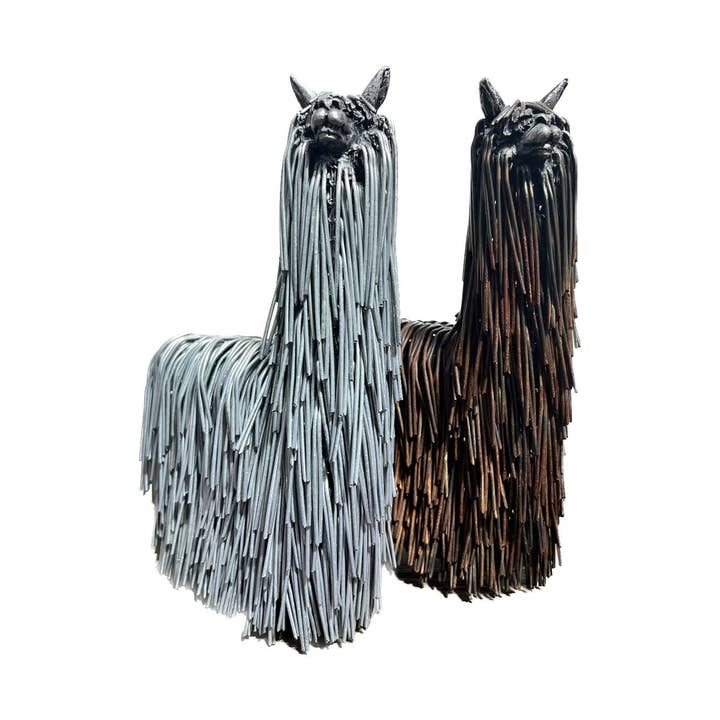 Metalic Șuri Skulptur for engroshandel hos Lanart Alpaca