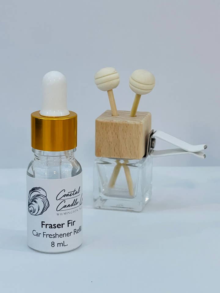 Seaside Teakwood | Refill Car Vent Clip Air Freshener for wholesale by Coastal Candle Co.