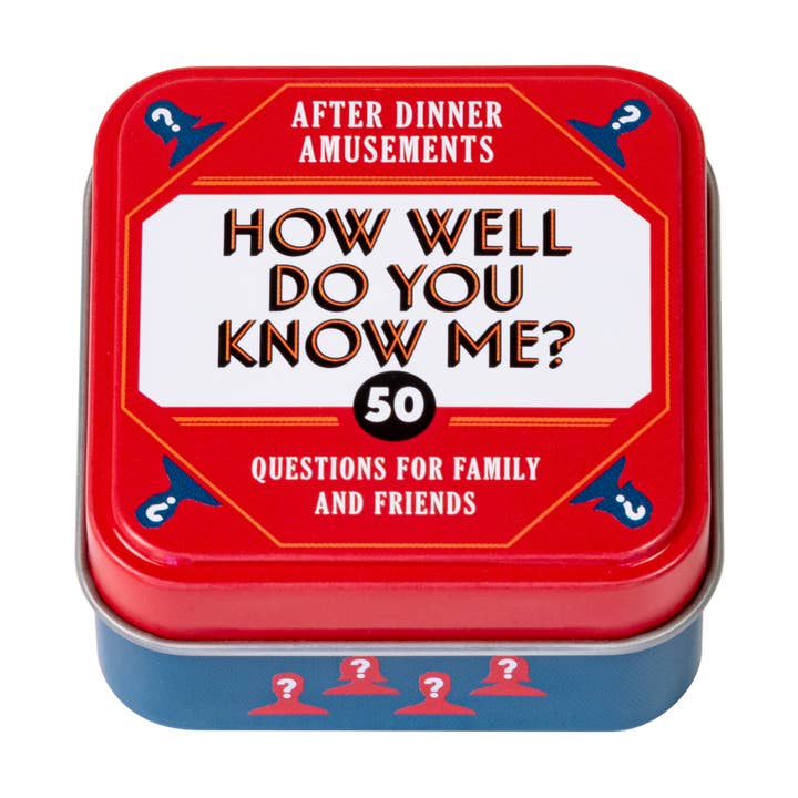 Chronicle Books - Wholesale Card Game - After Dinner Amusements: How Well Do You Know Me?1