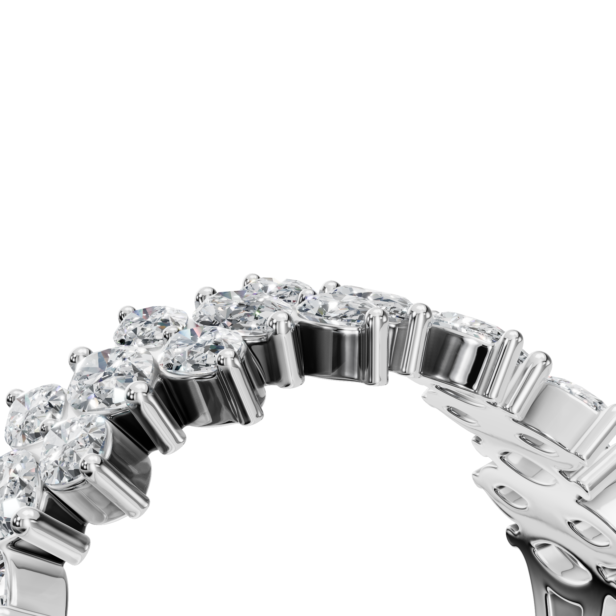 PureYou Jewelry – Engroshandel Vielsesring – 14k Guld Diamant Evighedsring, Diamant Vielsesring7