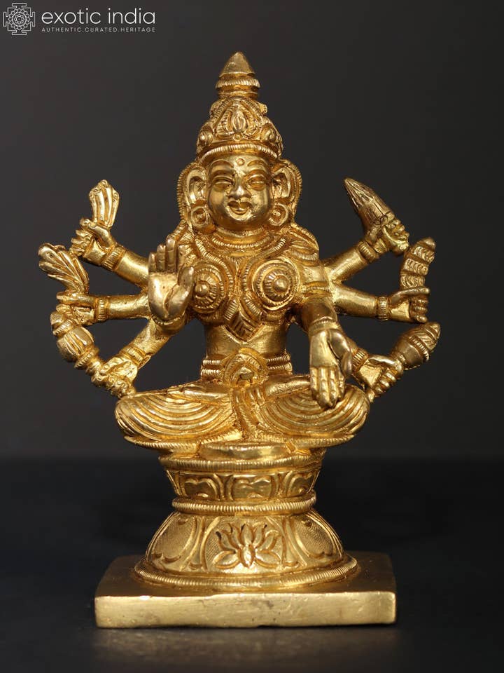 5" Dhanya (Grain) Lakshmi for wholesale by Exotic India Art
