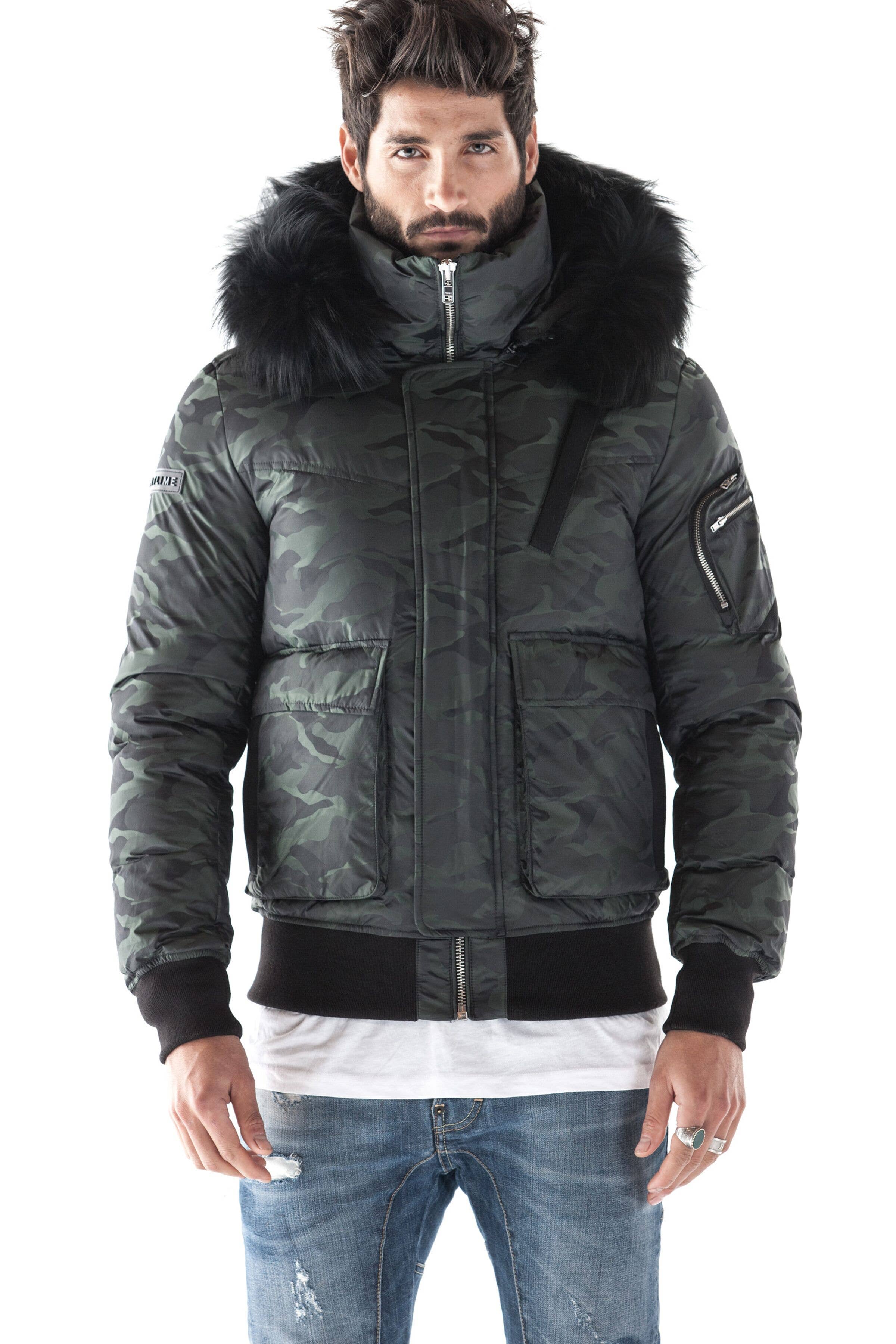 Burntlime - Wholesale Puffer Jacket - Men's - Carbon Bomber4
