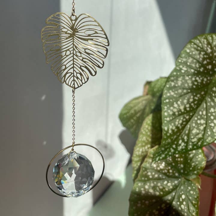 von Lani = Jewellry + Suncatchers - Wholesale Suncatcher - Suncatcher Monstera/ Light Catcher / Sun Catcher / Prism1