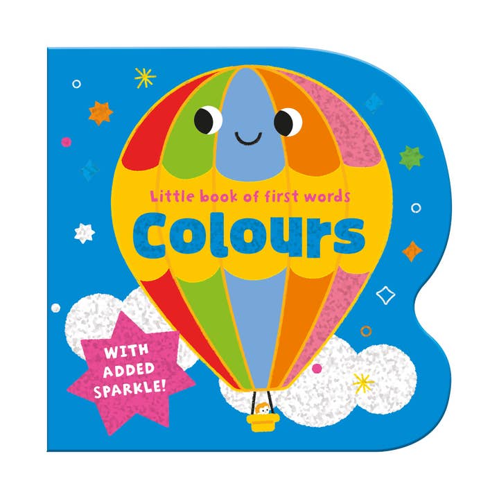 Little Book of First Words – Colours - Sparkly Board Book for wholesale by Robert Frederick Ltd