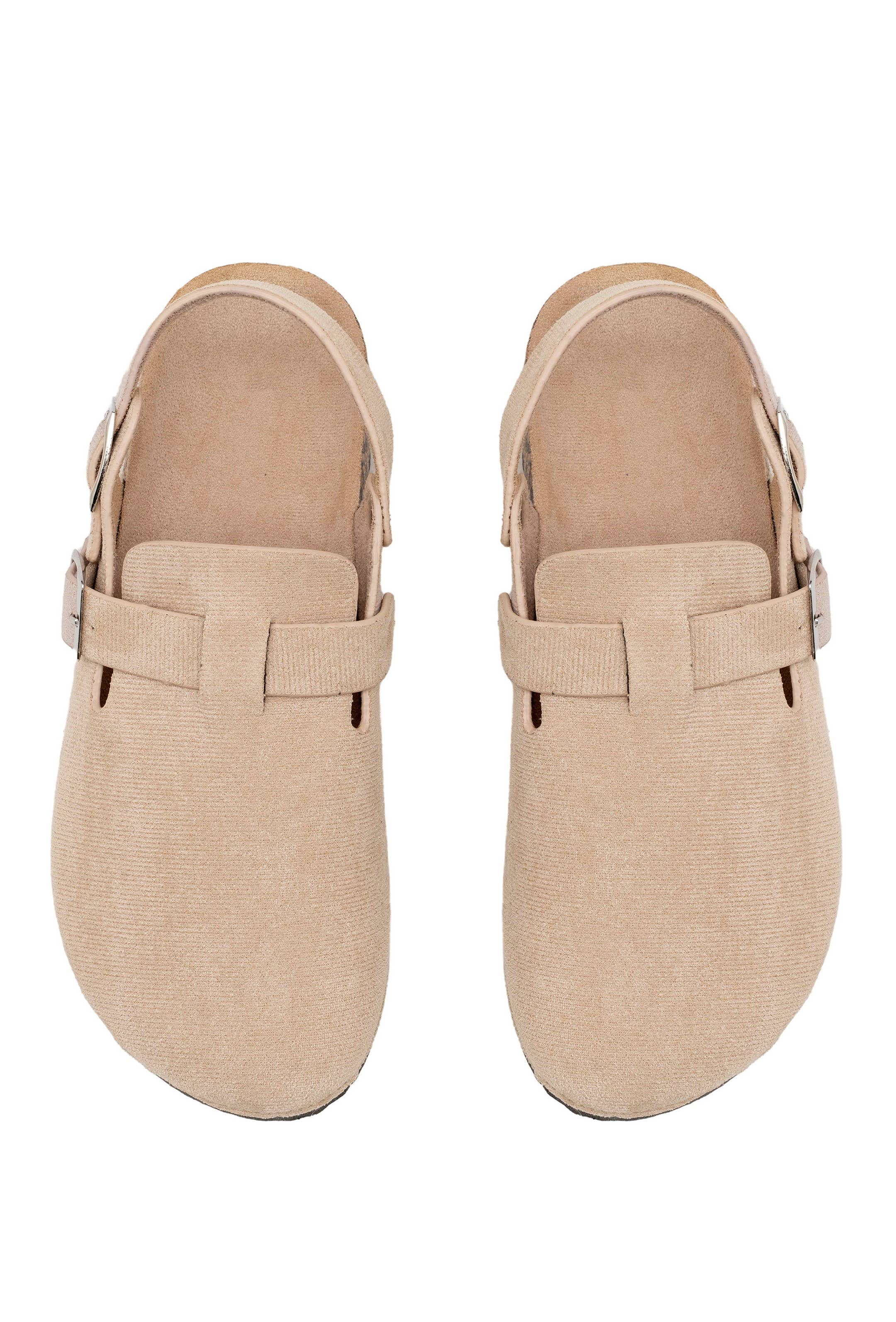 C'M PARIS - Wholesale Sandals - Women's - Back Strap Clog Sandal with Double Buckle 21572