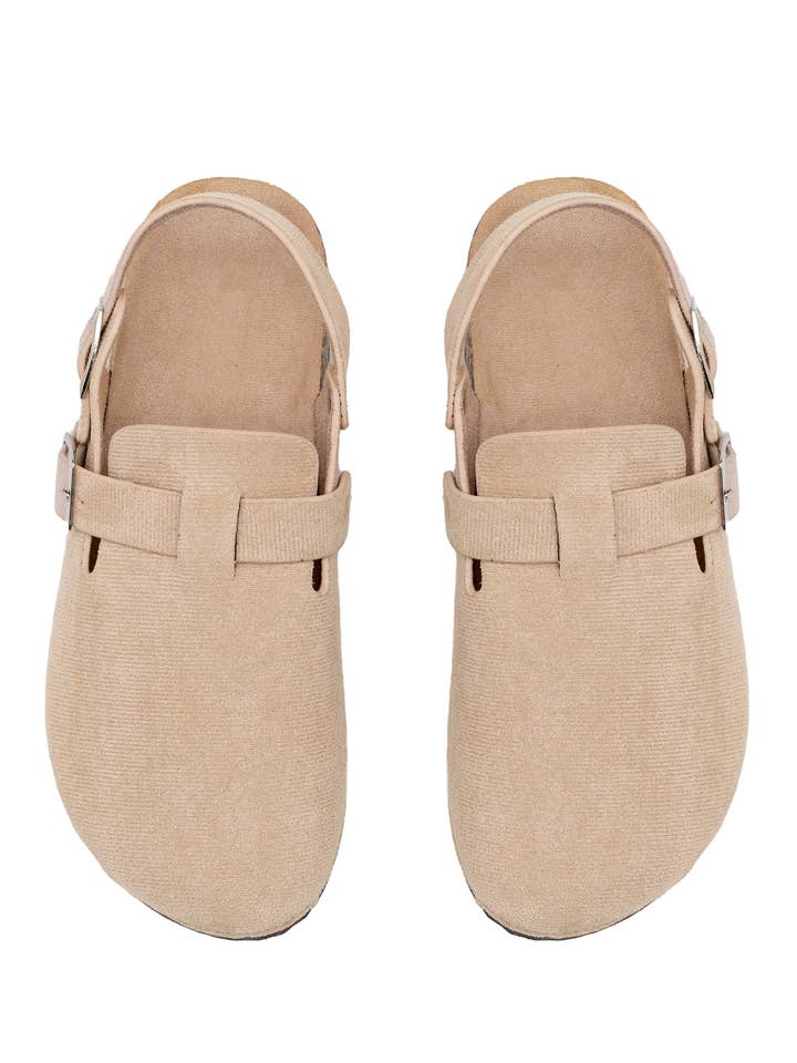 C'M PARIS - Wholesale Sandals - Women's - Back Strap Clog Sandal with Double Buckle 21572