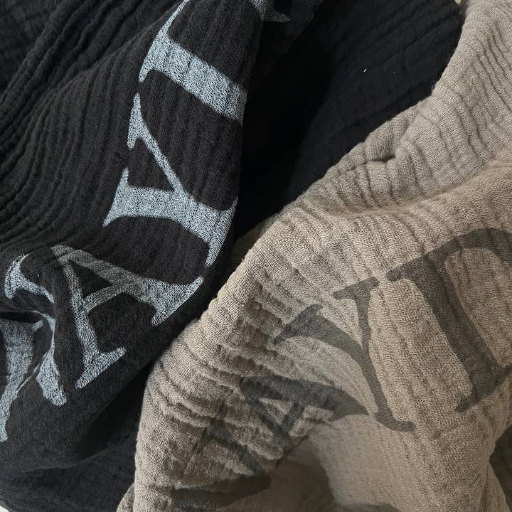 WAYDA - Wholesale Scarf - Women's - FADED TAUPE PRINT - CAPSULE COLLECTION -2