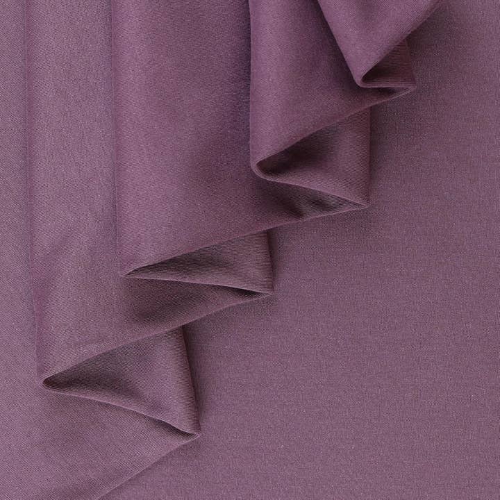 Mook Fabrics - Wholesale Fabric - Interlock Knit 64" Solid Fabric by the Yard - Arctic Dusk