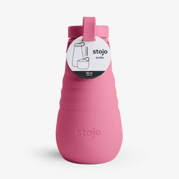 Stojo - Wholesale Water Bottle - 20oz | 592mL Collapsible Travel Water Bottle - Package Free1