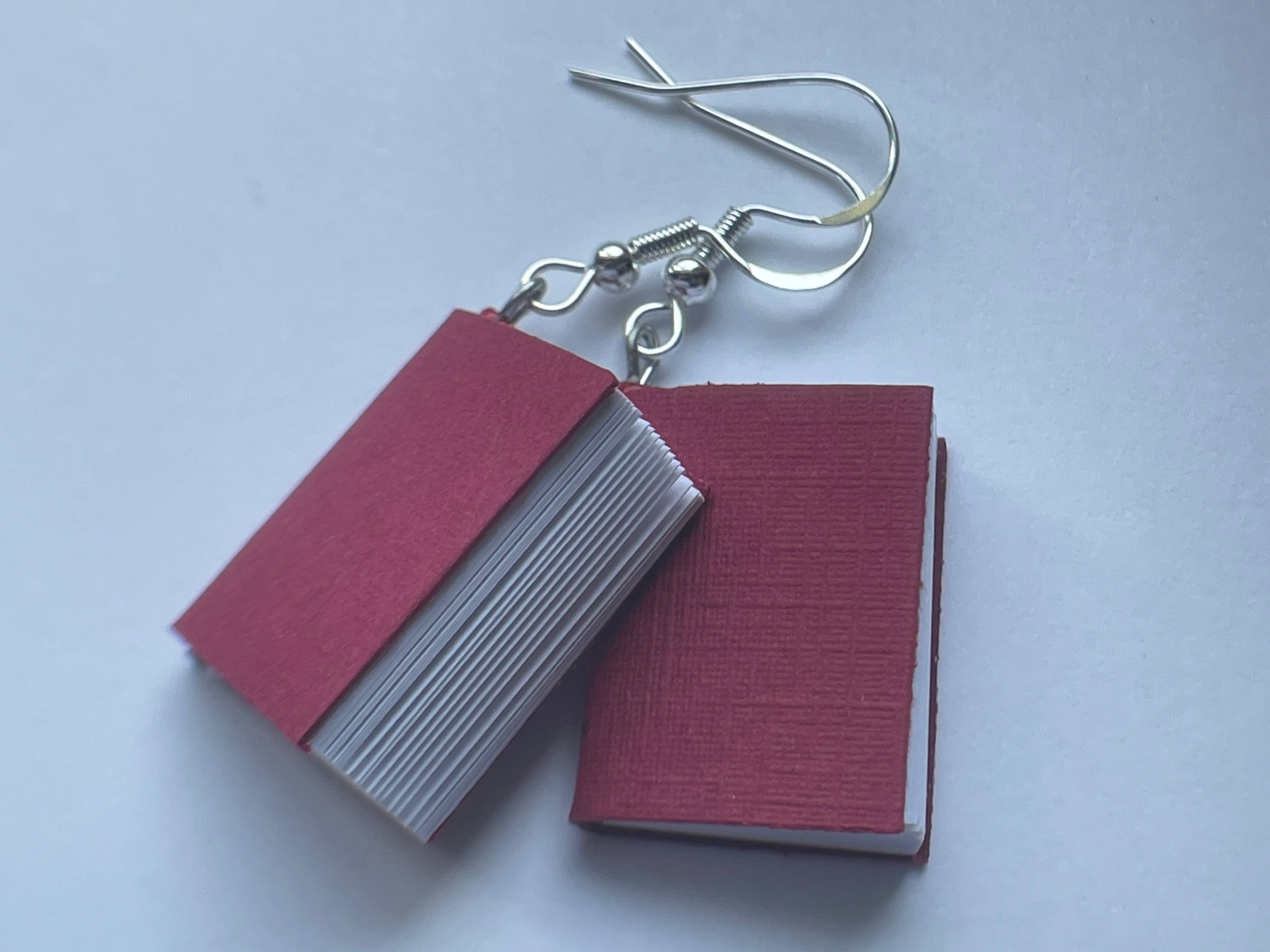 Sageware - Wholesale Dangle Earrings - Mini Book Earrings0