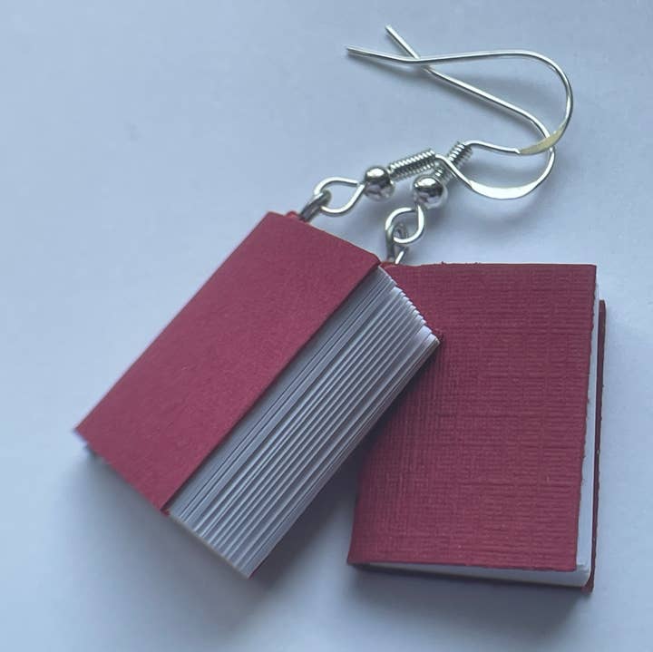 Sageware - Wholesale Dangle Earrings - Mini Book Earrings