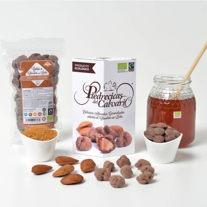 CHOCOLATES ARTESANOS ISABEL - Wholesale Chocolate Box - Bio Calvary Stones, 150 g. (Box of 16 units.)1