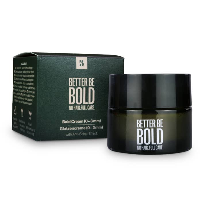 BETTER BE BOLD - Venta al por mayor Geles/espumas de peinado - Crema calvicie matificante (0-3 mm) con efecto antibrillo