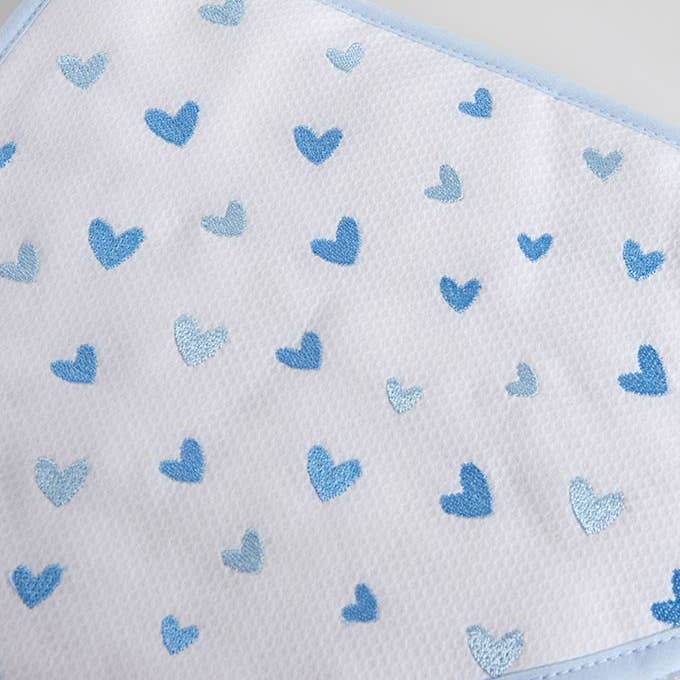 Amorim Gerações, LDA - Wholesale Dinner & Cloth Napkin - Piquet Cotton Embroidered Towel Hearts T80PIQ-PREST2