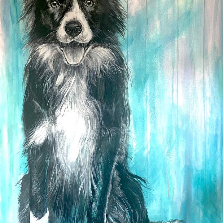 NEU! Hundeporträts in Lebensgröße für den Großhandel von The Fine Artist