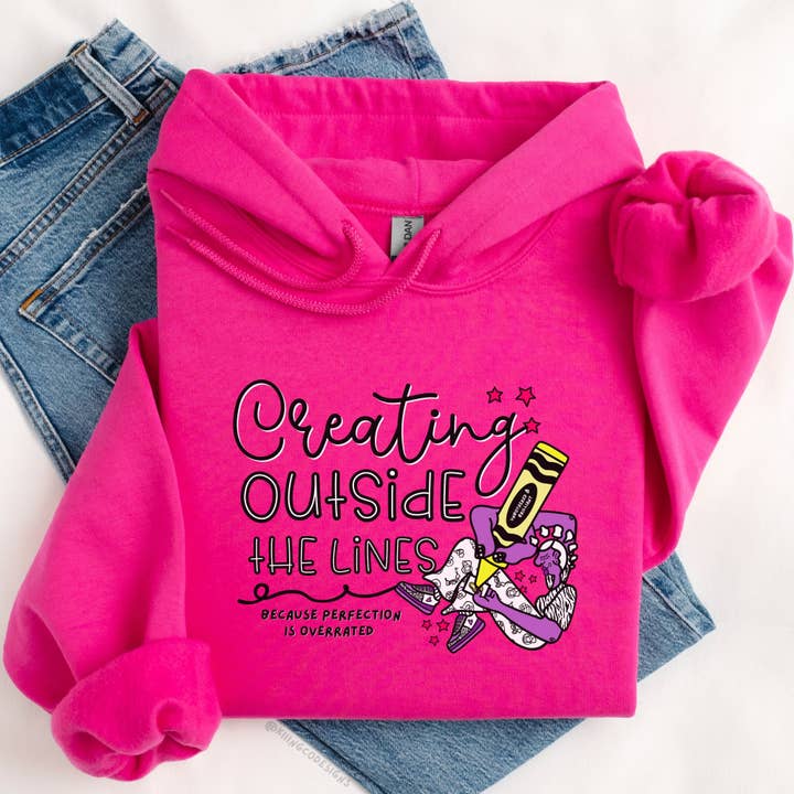 Kiiing & Co. Designs - Wholesale Hoodie - Unisex - Creating Outside The Lines Hoodie
