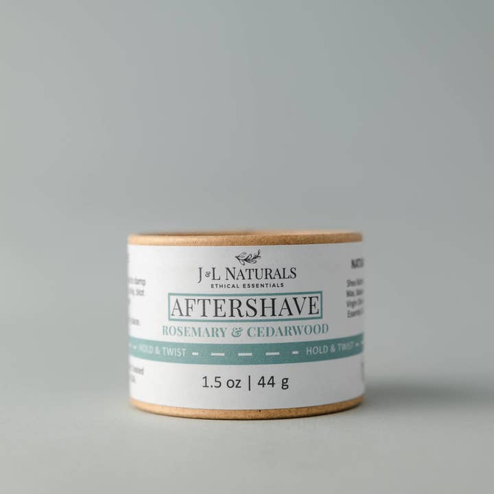 J&L Naturals – Engroshandel Aftershave - Herre – Aftershave Rub - naturlig, vegansk og fugtgivende aftershave balm3
