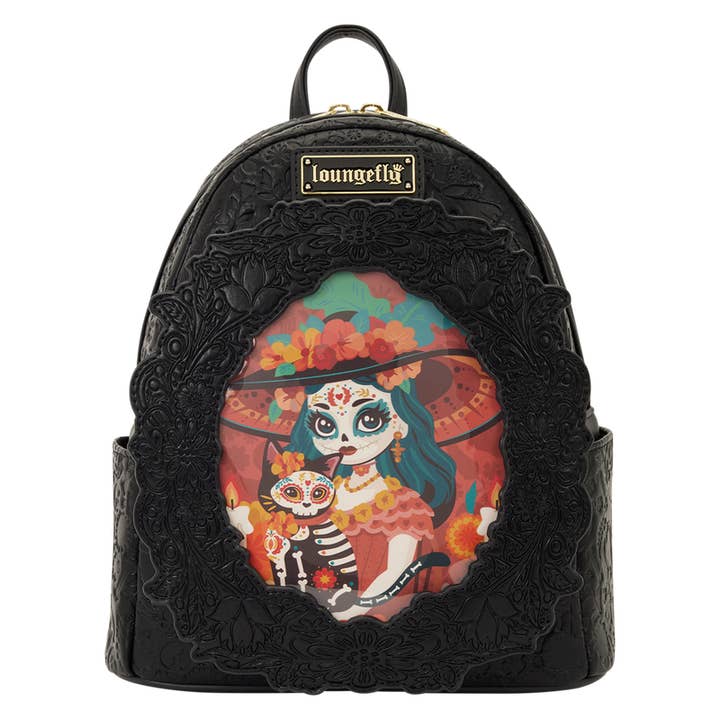 The Bag Hookup - Wholesale Backpack - Women's - Loungefly Día de los Muertos La Catrina Photo Insert Mini Backpack