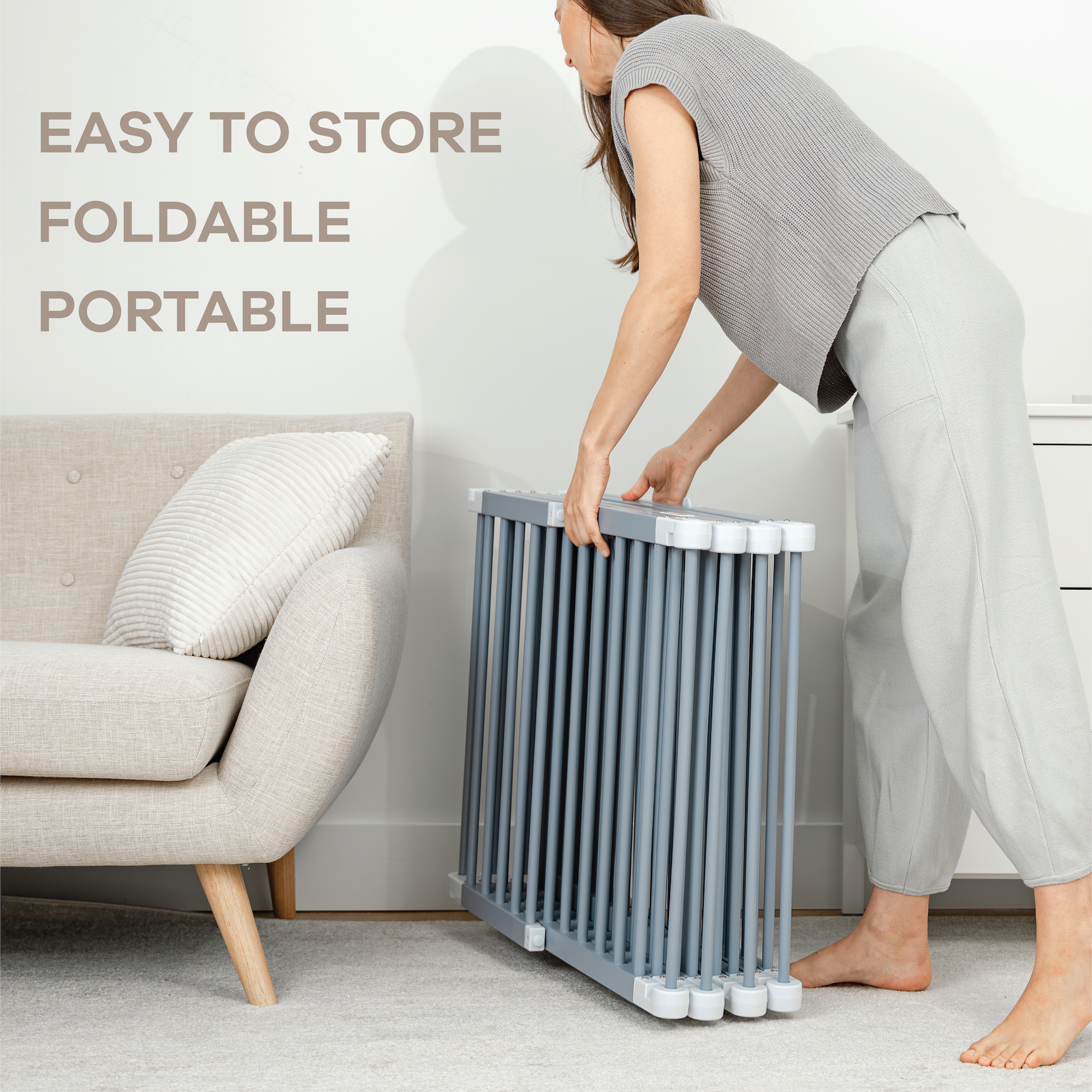 Comfy Cubs - Vendita all'ingrosso Tappetino da gioco - Bambini e neonati - Cancelletto per Bambini - Recinto Pieghevole in Legno di Pino di Comfy Cubs24