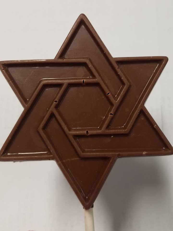 Star of David Pop for wholesale by Skip's Candies (Nut Free)