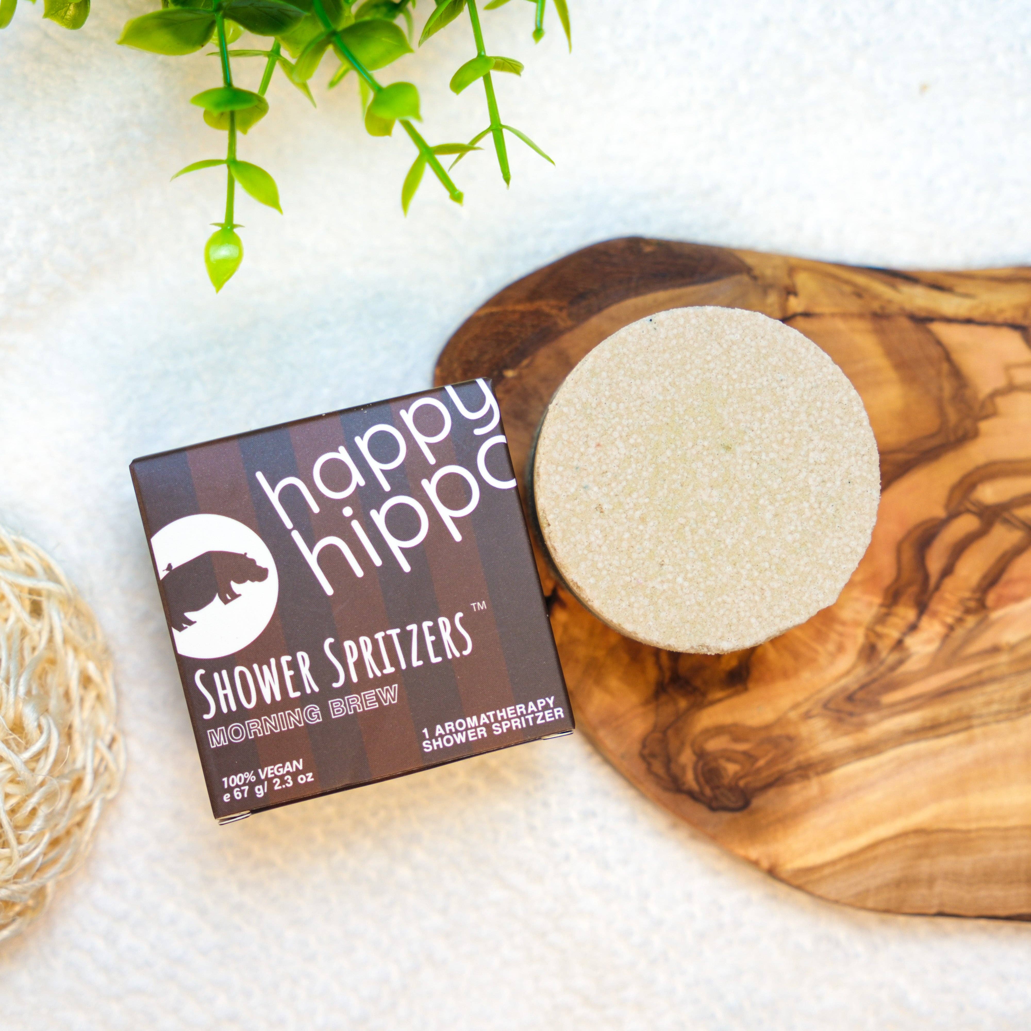 Happy Hippo Bath - Wholesale Shower Steamer/Bomb - Morning Brew Shower Spritzer