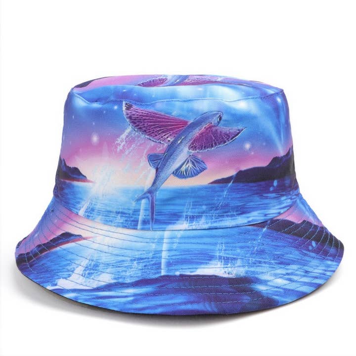 NEW OCEAN ANIMAL PATTERN BUCKET HAT_CWAH1545 for wholesale by ACCITY
