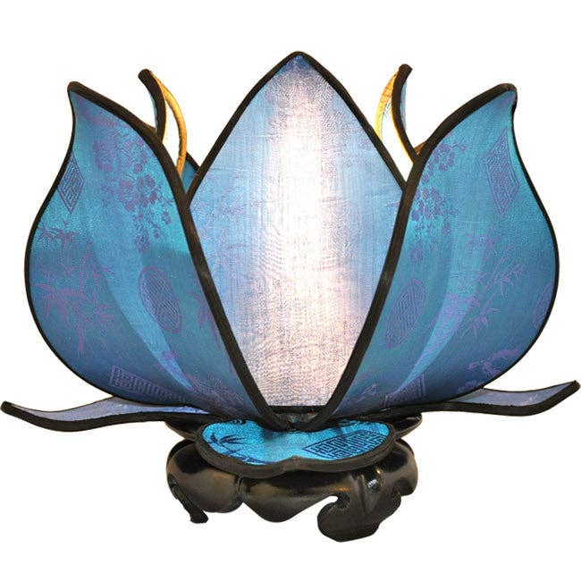 Baby Blooming Lotus Lampe - Aqua für den Großhandel von Om Gallery