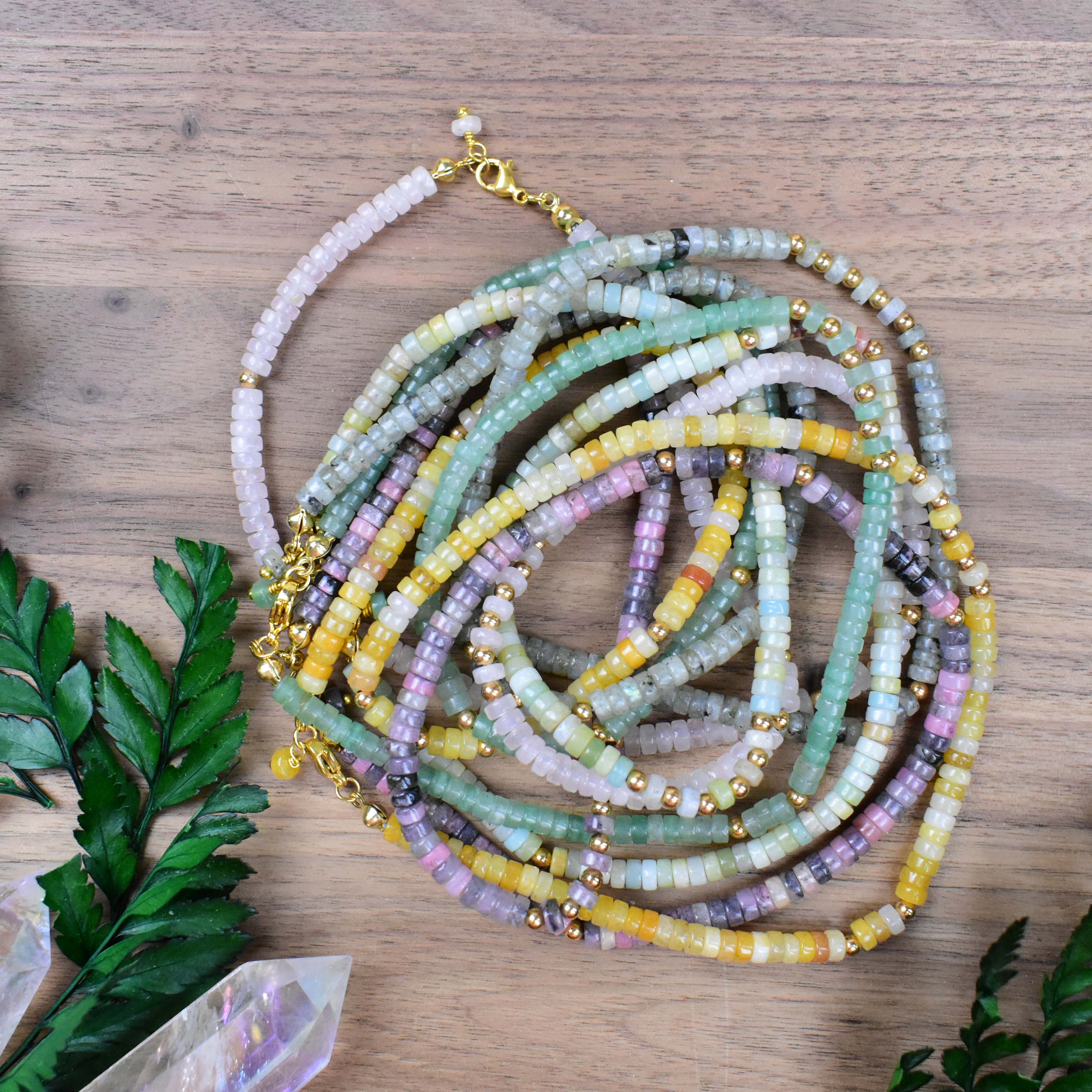 Ewelina Pas Jewelry - Wholesale Kralen/parelketting - Litae/// Delicate edelsteen kralen ketting19