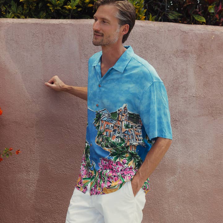 Men's Limited Edition Retro Shirt - Royal Resort for wholesale by JAMS World